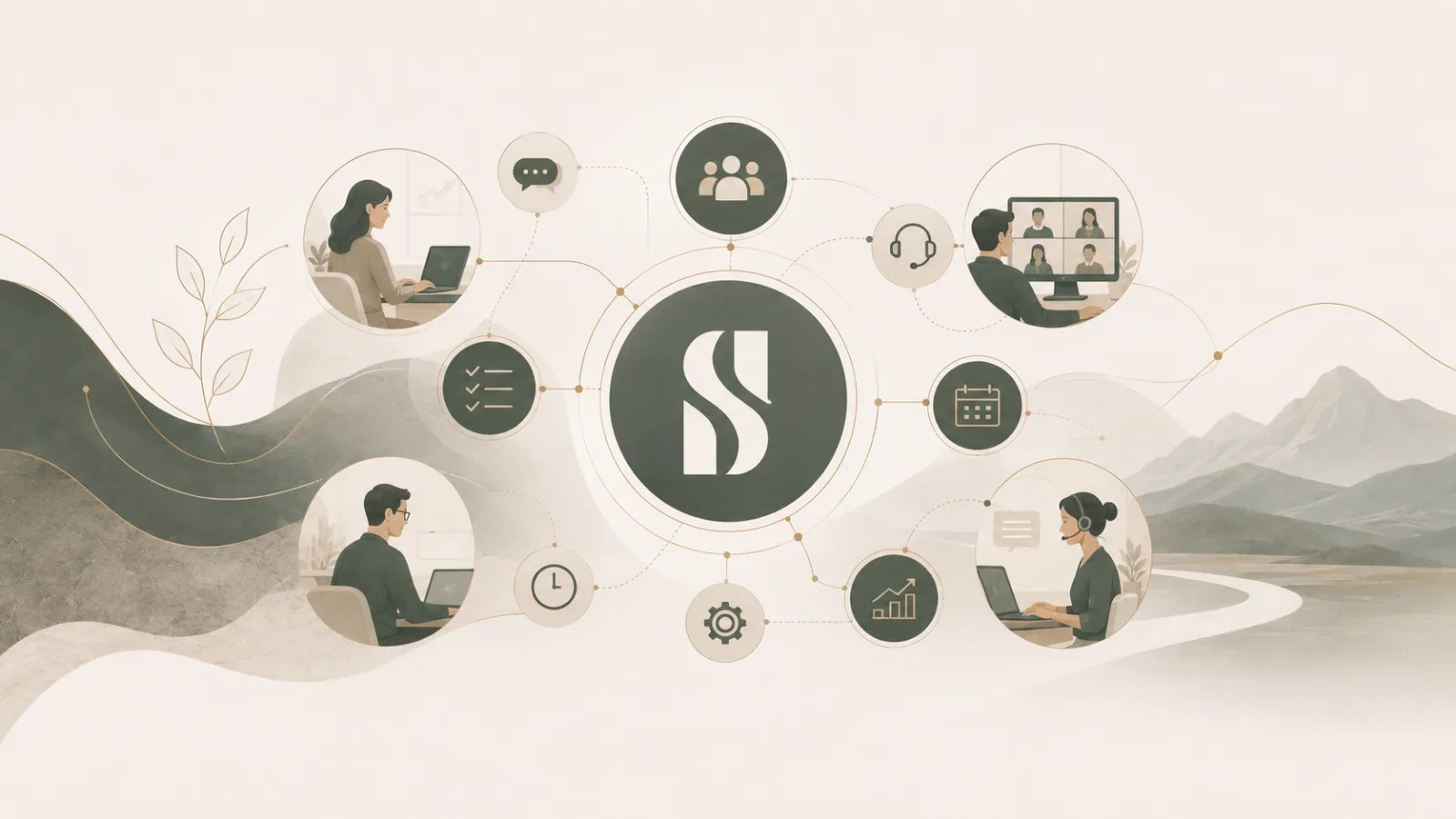 SageStone remote support network illustration
